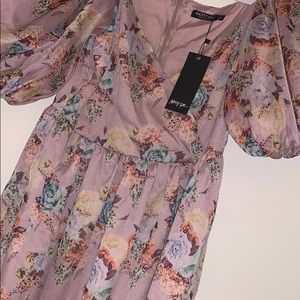 Floral Puff Sleeve Dress